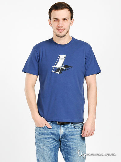 Футболка Emporio Armani, цвет цвет синий