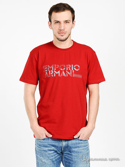 Футболка Emporio Armani, цвет цвет красный