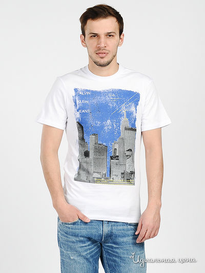 Футболка Calvin Klein Jeans, цвет цвет белый