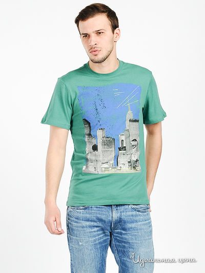 Футболка Calvin Klein Jeans, цвет цвет зеленый