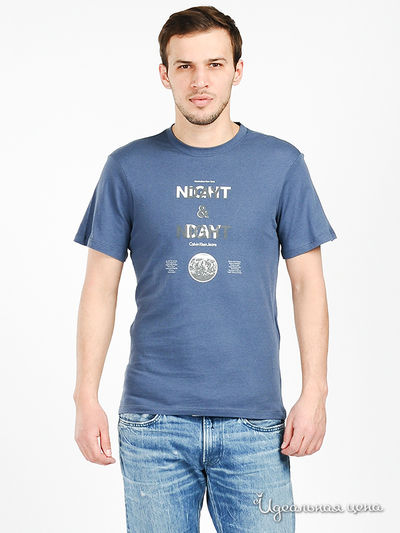 Футболка Calvin Klein Jeans, цвет цвет синий