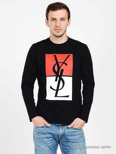 Лонгслив YSL, цвет цвет черный