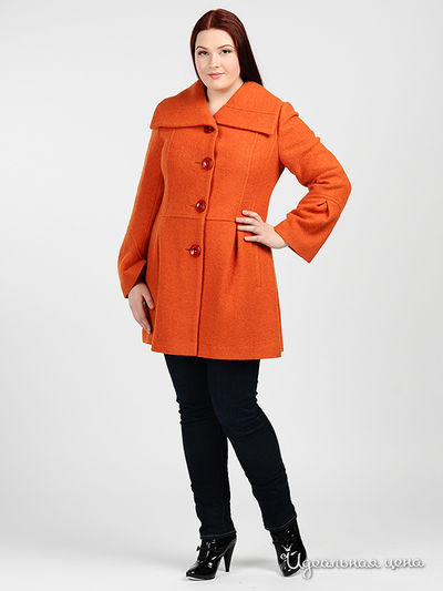 Пальто Заря, цвет цвет терракотовый