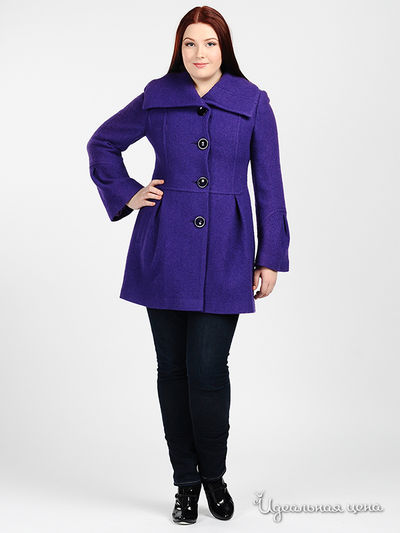 Пальто Заря, цвет цвет фиолетовый