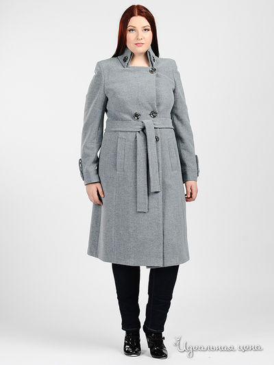 Пальто Заря, цвет цвет светло-серый