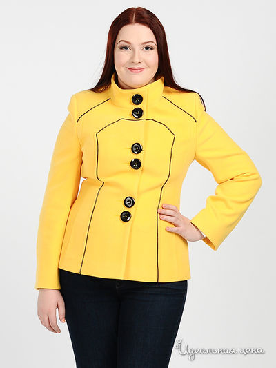 Полупальто Заря, цвет цвет желтый