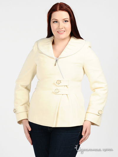Полупальто Заря, цвет цвет молочный