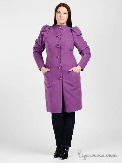 Пальто Заря, цвет цвет темно-сиреневый