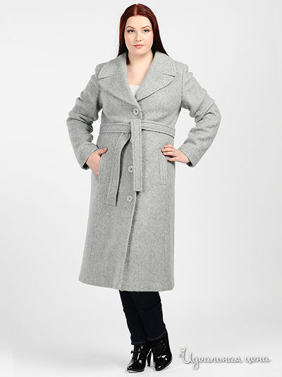 Пальто Заря, цвет цвет светло-серый