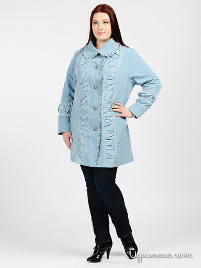 Плащ Vladi, цвет цвет голубой