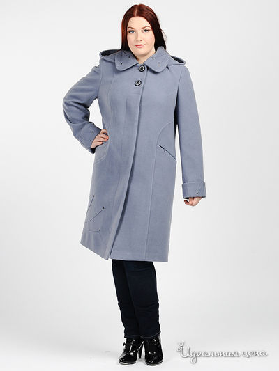 Пальто Vladi, цвет цвет серо-голубой