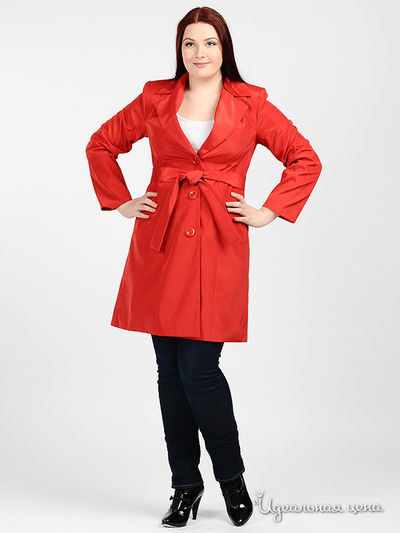 Плащ S.T.P, цвет цвет красный