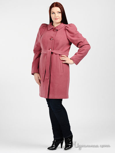 Пальто Заря, цвет цвет брусничный