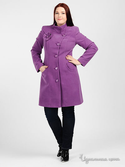 Пальто Заря, цвет цвет темно-сиреневый