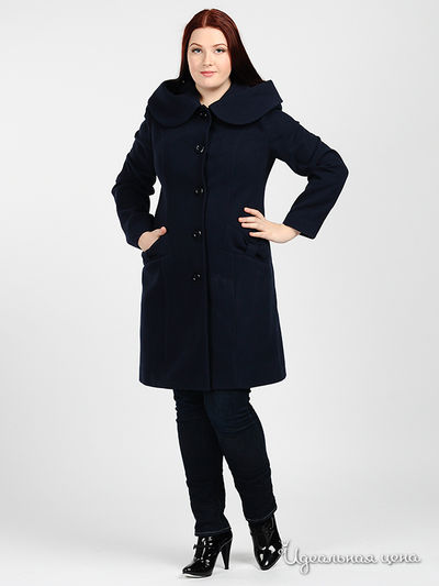 Пальто Заря, цвет цвет темно-синий