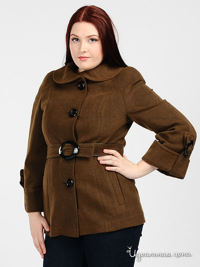 Полупальто Заря, цвет цвет шоколадный