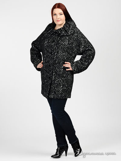 Пальто Заря, цвет цвет черный / серый