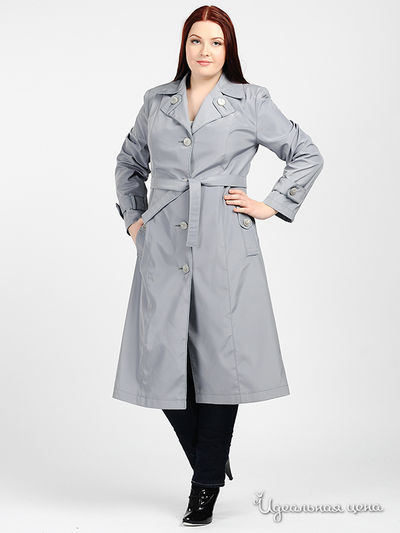 Плащ Vladi, цвет цвет серый