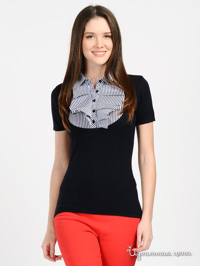 Джемпер Scapa, цвет цвет синий / белый