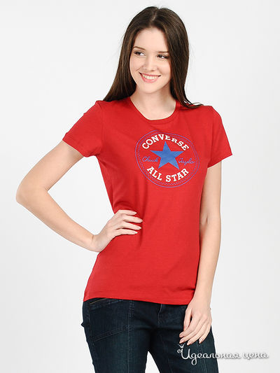 Футболка Convers, цвет цвет вишневый