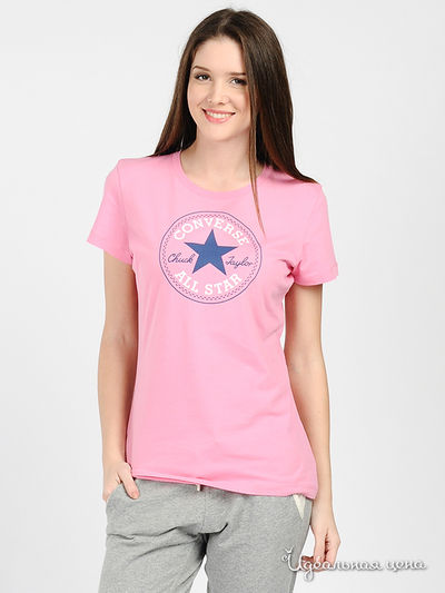 Футболка Convers, цвет цвет розовый