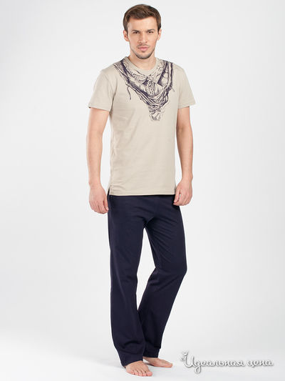 Комплект Yax, цвет цвет темно-синий / бежевый