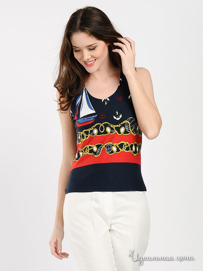 Топ MadamT, цвет цвет синий