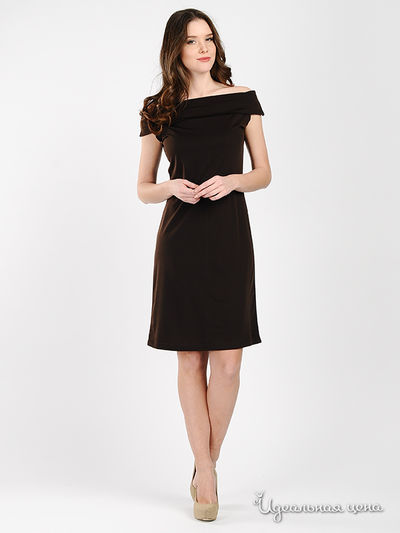 Платье MadamT, цвет цвет коричневый