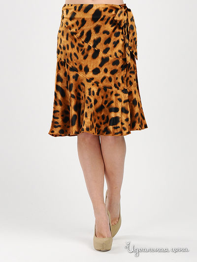 Юбка MadamT, цвет цвет коричневый / черный