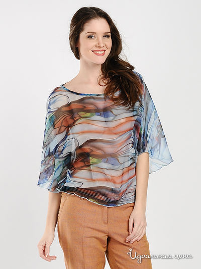 Блузон MadamT, цвет цвет голубой