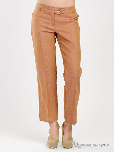 Брюки MadamT, цвет цвет терракотовый