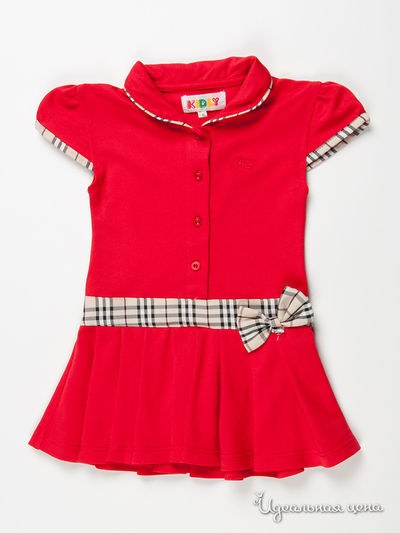 Платье Kidly для девочки, цвет красный