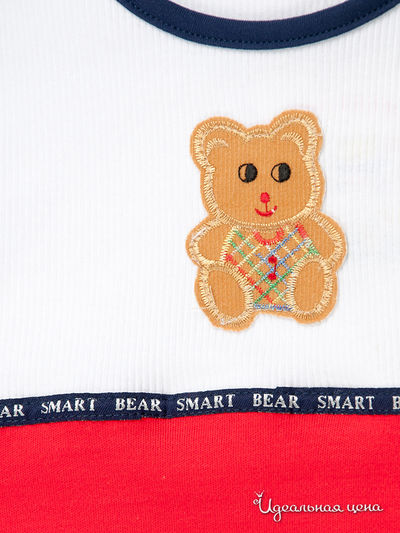 Сарафан Smart Bear для девочки, цвет красный / белый