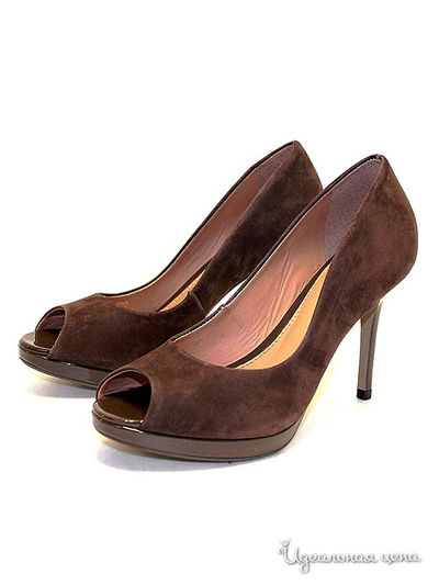Туфли Klimini, цвет цвет темно-коричневый