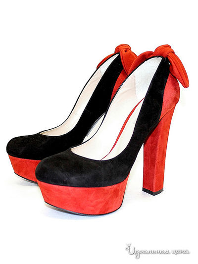 Туфли Klimini, цвет цвет черный / красный