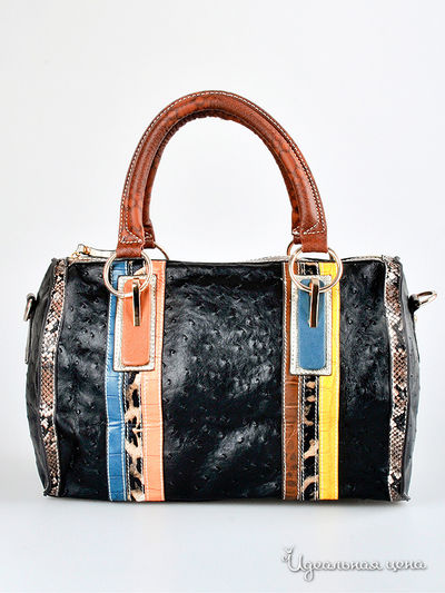 Сумка Mucchi, цвет цвет черный / мультиколор