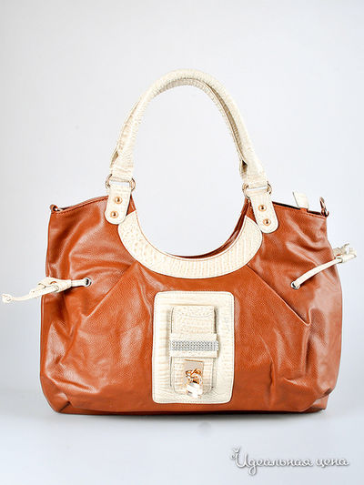 Сумка Mucchi, цвет цвет красно-коричневый / молочный