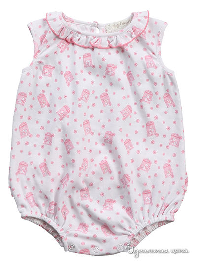 Боди Angel Dear, цвет цвет белый / розовый