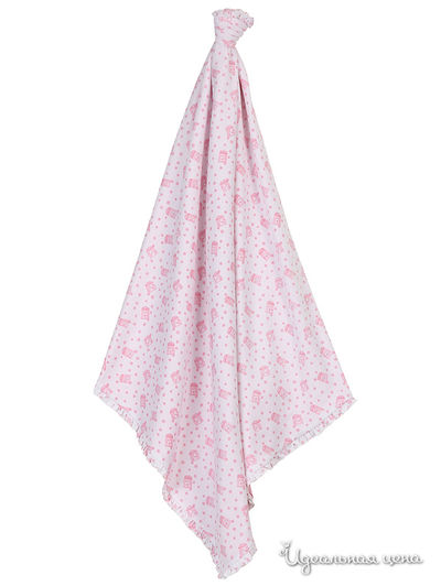 Плед Angel Dear, цвет цвет белый / розовый