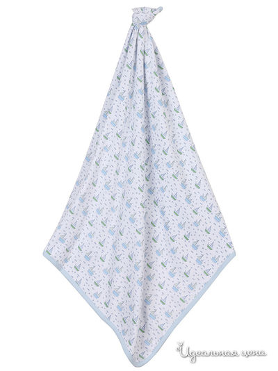 Плед Angel Dear, цвет цвет белый / голубой