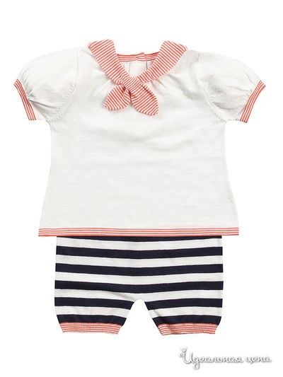 Толстовка Angel Dear, цвет цвет синий / слоновая кость