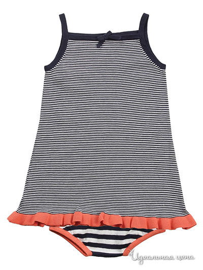 Сарафан Angel Dear, цвет цвет синий / слоновая кость