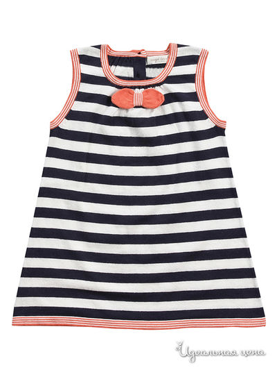 Платье Angel Dear, цвет цвет синий / слоновая кость