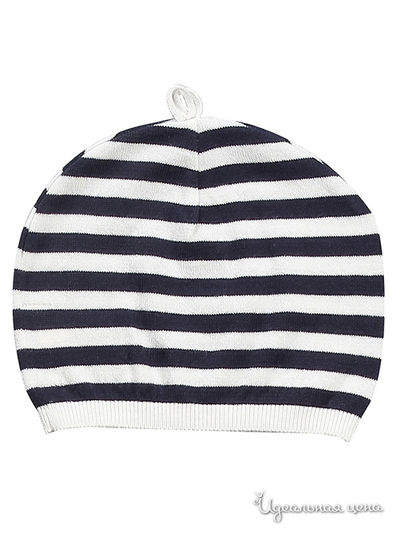 Шапка Angel Dear, цвет цвет синий / слоновая кость