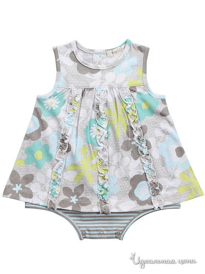 Платье-боди Angel Dear, цвет цвет мультиколор