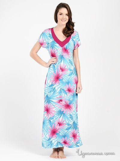 Платье Vaide, цвет цвет голубой / розовый