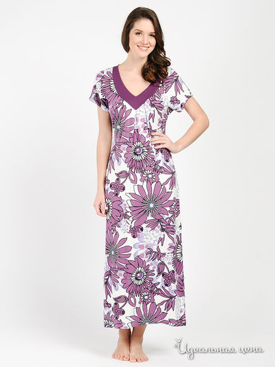 Платье Vaide, цвет цвет белый / сиреневый