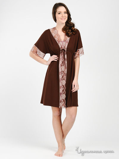 Пеньюар Vaide, цвет цвет шоколадный