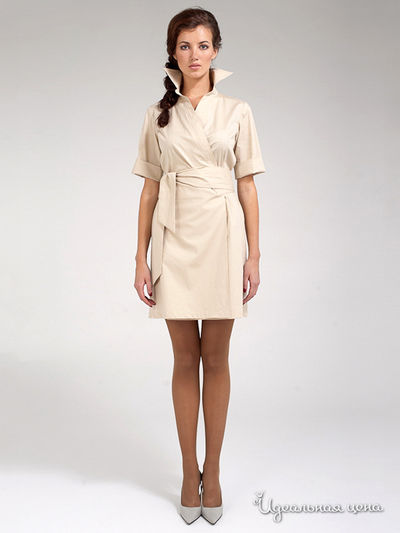 Платье Levall, цвет цвет бежевый