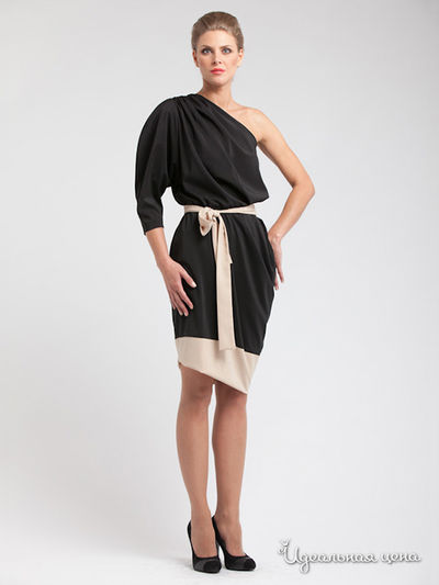 Платье Levall, цвет цвет черный / бежевый